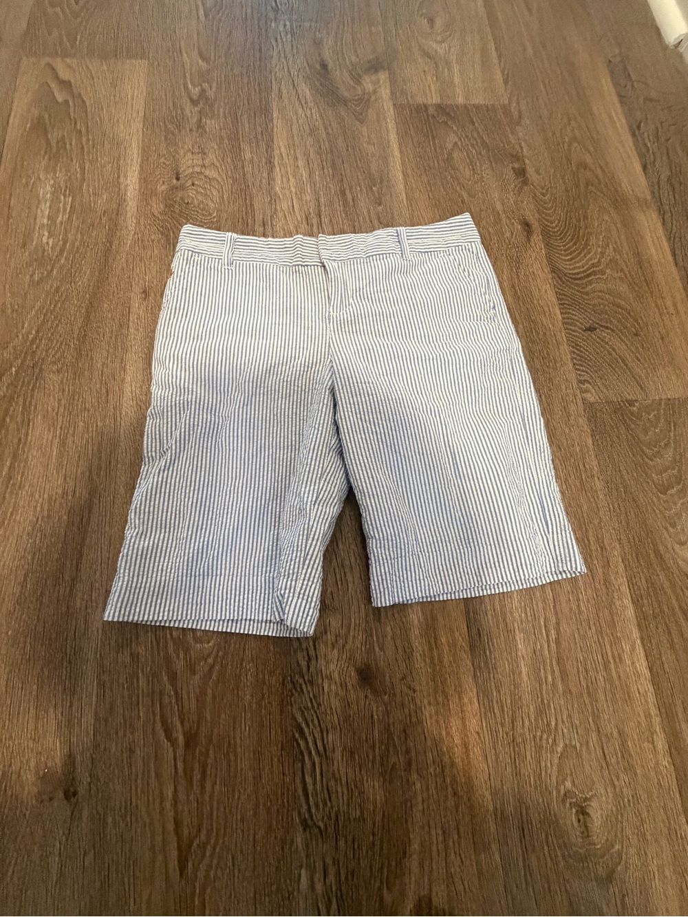 Ralph Lauren Blue and White Striped Kids Shorts